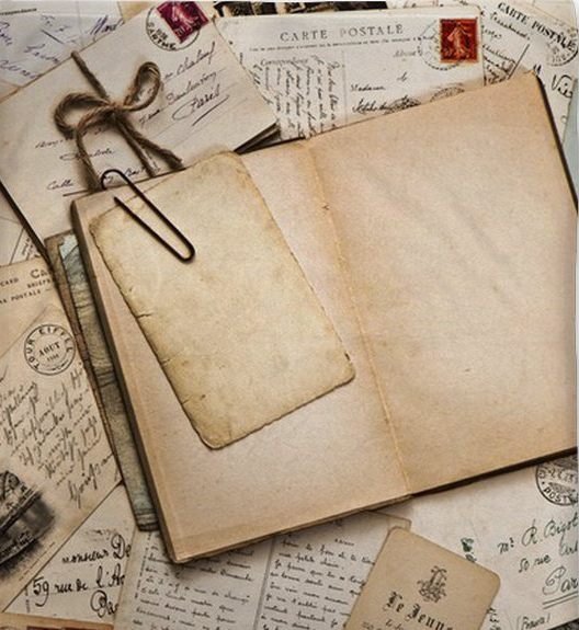 Picture of an old journal for aesthetics